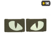 M-Tac - Naszywka Tigers Eyes Laser Cut (para) - Olive