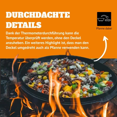 Kociołek Żeliwny Petromax Duch Oven FT9-T bez nóżek
