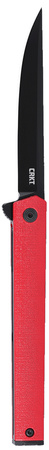 Nóż składany CRKT 7097RK CEO FLIPPER RED/BLACK BLADE