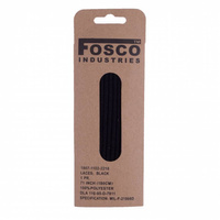 Fosco Industries - Sznurówki 180 cm - czarne