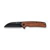 Nóż składany Sencut Awassi Guibourtia Wood, Black 9Cr18MoV (S24065-3)