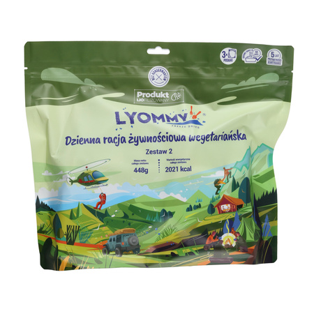 Lyommy - Racja żywnościowa 24H wegetariańska - zestaw 2