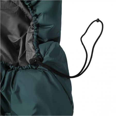 Alpinus - Śpiwór Fiber Pro 800 dla leworęcznych - zielony