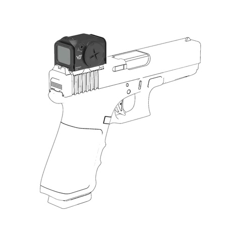 Vector Optics - Kolimator zamknięty Frenzy Plus 1x18x22 Red Dot Sight - VOD - Czarny -  SCRD-75