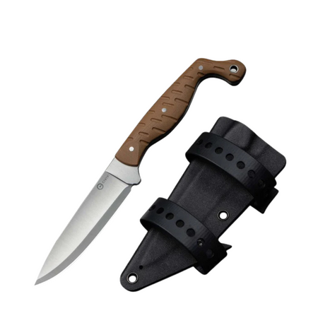 Nóż Civivi MDRN Hunter Brown G10, Stonewashed Nitro-V by Kyle Lamb (C23078-2)