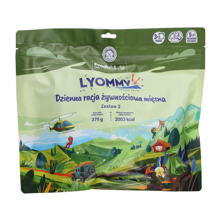 Lyommy - Racja żywnościowa 24H mięsna - zestaw 2