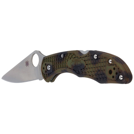 Nóż składany Spyderco Delica 4 FRN ZOME GREEN PLAIN (C11ZFPGR)