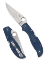 Nóż składany Spyderco Stretch 2 XL Lightweight Cobalt Blue FRN, Satin CPM SPY27 by Sal Glesser (C258PCBL)