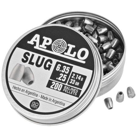Apolo - Śrut Slug 33 6.35 mm, 200 szt. 2.14g/33.0gr (19303)