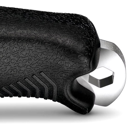 Victorinox - Nóż outdoorowy Venture - Sandvik 14C28N - Czerwony - 3.0902