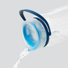 Butelka Hydrapak Recon - 1L - clear/navy/cyan
