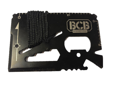 Karta survivalowa przetrwania BCB Mini Work Tool Black