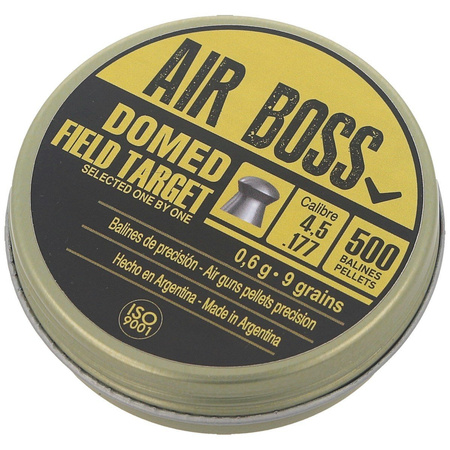 Apolo - Śrut Air Boss Domed Field Target 4.5 mm, 500 szt. 0.60g/9.0gr (30202)