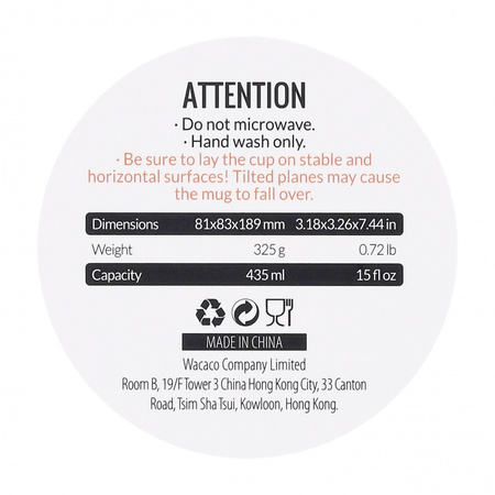 Wacaco - Kubek termiczny Octorama Grande 435 ml dim grey