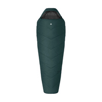 Alpinus - Śpiwór Fiber Pro 800 dla leworęcznych - zielony
