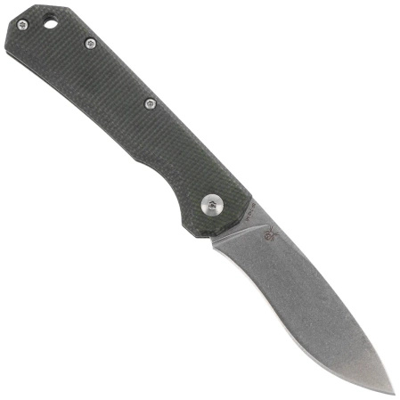 Nóż składany BlackFox Ciol Green Canvas Micarta, Stonewashed 440C by Denis Simonutti  (BF-748 MI)