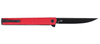 Nóż składany CRKT 7097RK CEO FLIPPER RED/BLACK BLADE