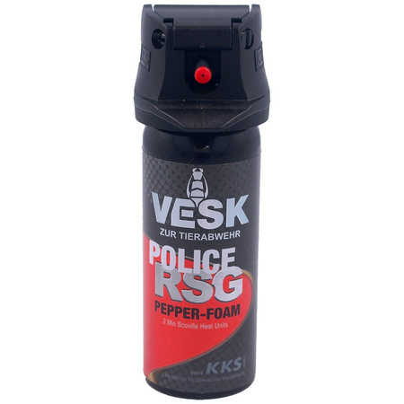 Gaz pieprzowy KKS VESK RSG Police Foam 2mln SHU, Stream 50ml (12050-F)