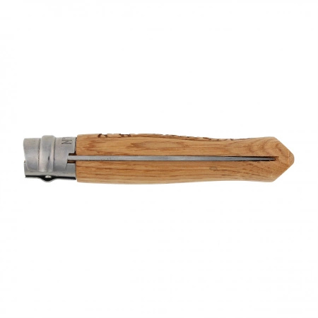 Nóż składany Opinel 8 inox dąb seria Animal - bizon