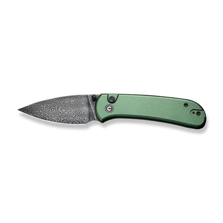 Nóż Civivi Qubit Green Aluminum, Black Damascus (C22030E-DS1)