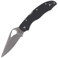 Nóż składany Spyderco Byrd Harrier 2 G-10 Black Plain (BY01GP2)