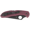 Nóż składany Spyderco Delica 4 Sprint Run Burgundy FRN, Black PD#1 by Sal Glesser (C11BGBKP)