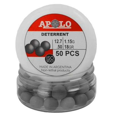 Kule gumowe Apolo Deterrent Semi Soft .50 cal, 1.15 g, 50 szt.