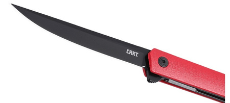 Nóż składany CRKT 7097RK CEO FLIPPER RED/BLACK BLADE
