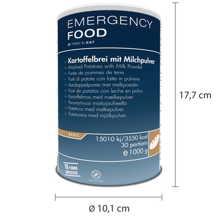 Trek'n Eat - Emergency Food - Puree z ziemniaków 1000g (30 porcji)