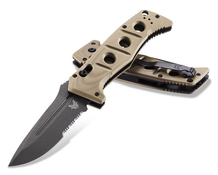 Nóż składany Ka-Bar 3053 - Desert MULE Folder Serrated