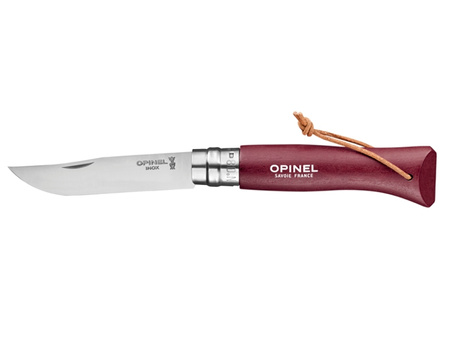 Nóż Opinel 8 Inox Colorama Burgundy