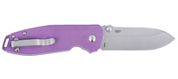 Nóż składany CRKT 2495 P - SQUID XM BUTTON LOCK Violet