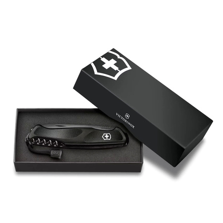 Victorinox - Scyzoryk wielofunkcyjny Ranger 55 - 10 funkcji - Onyx Black - 0.9563.C31P