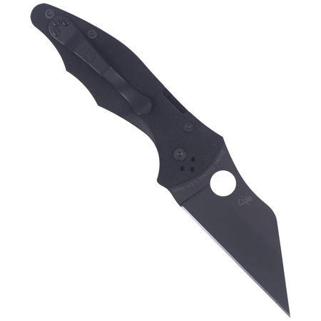 Nóż składany Spyderco Yojimbo 2 G-10 Black Blade Plain (C85GPBBK2)