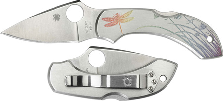 Nóż składany Spyderco Dragonfly Tattoo Stainless Plain VG10 (C28PT)