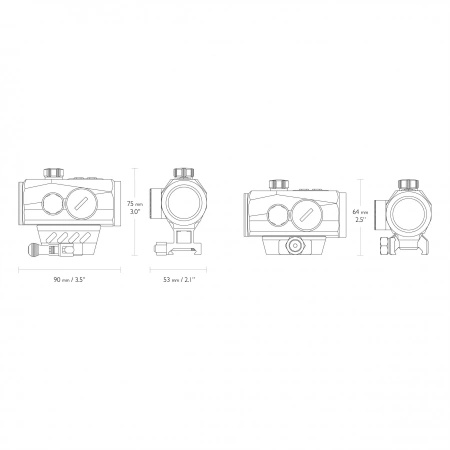 Kolimator Hawke Endurance RD 1x30 Weaver 3 MOA Dot