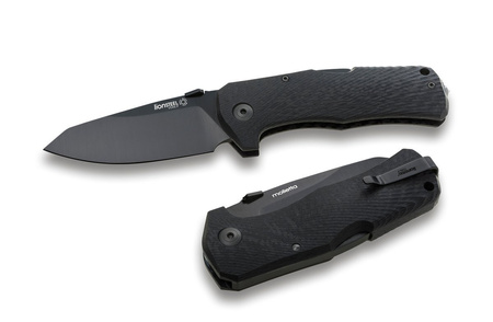 Nóż składany LionSteel TM1 Carbon Fiber Black / Black Blade (TM1 CB)