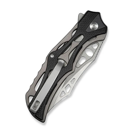 Nóż składany Civivi Biophase Black Aluminium / Black G10, Satin Nitro-V (C23083C-3)