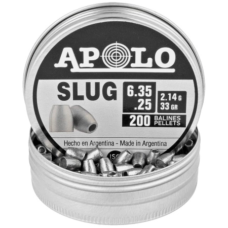 Apolo - Śrut Slug 33 6.35 mm, 200 szt. 2.14g/33.0gr (19303)