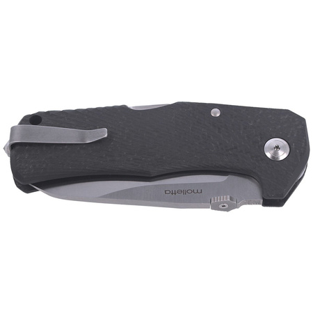 Nóż składany LionSteel TM1 Carbon Fiber Black / Satin Blade (TM1 CS)