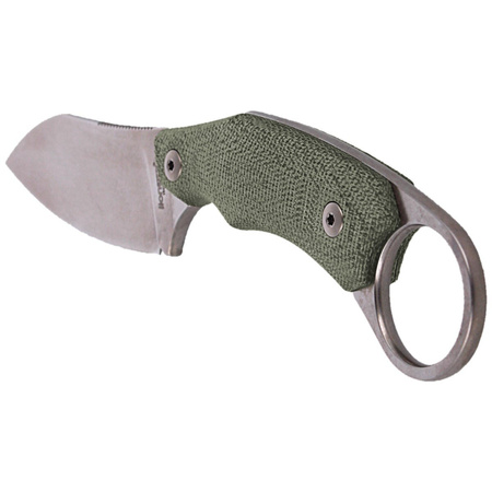 Nóż LionSteel H1 Karambit Canvas Green, Stone Washed Blade (H1 CVG)