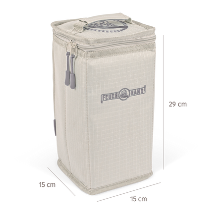 Lampa naftowa Feuerhand - Zestaw prezentowy z paliwem i torbą - Cynk