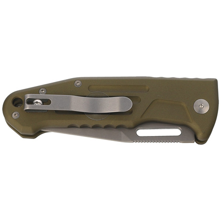 Nóż FOX New Smarty OD Green Aluminium, Stonewashed N690Co by Stefano De Lorenzii (FX-503 ALOD)