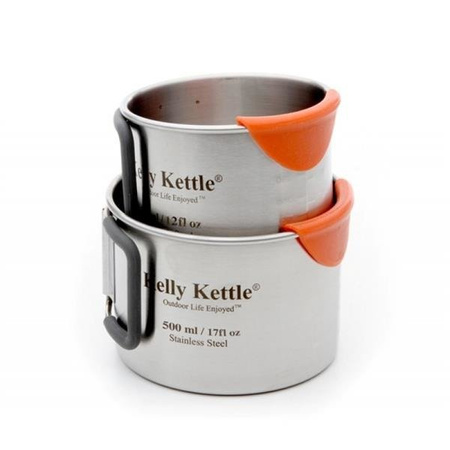 Zestaw kubków Kelly Kettle Camping Cup Set - Stalowy