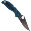 Nóż składany Spyderco Stretch 2 Blue FRN Straight Spine K390 (C90FP2K390)