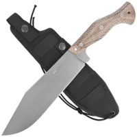 Nóż Viper Carnera Brown Canvas Micarta, Stonewashed D2 by Tommaso Rumici (VT 4006 SWBW)