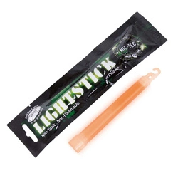 Światło chemiczne Lightstick Mil-Tec - 1,5 x 15 cm - Pomarańczowe