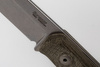 Nóż LionSteel Bushcraft Green Canvas / Stone Washed (B41 CVG)