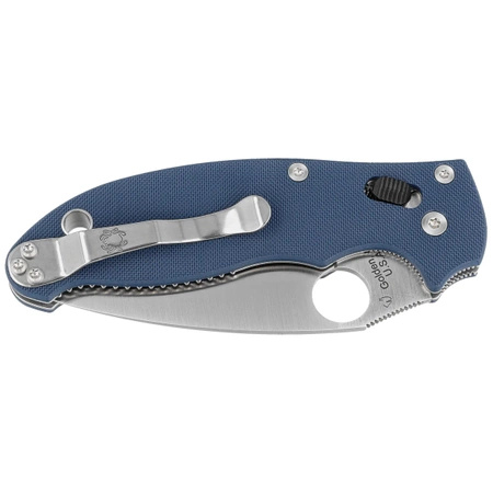 Nóż składany Spyderco Manix 2 Cobalt Blue G10, Satin CPM SPY27 by Eric Glesser (C101GPCBL2)