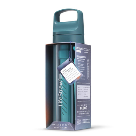 Butelka z filtrem dwustopniowym LifeStraw Go 2.0 - 0.65L Laguna Teal